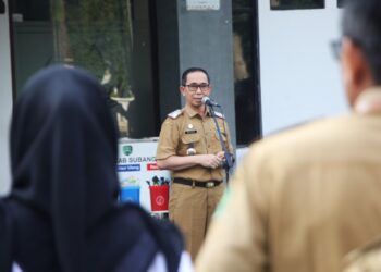 Pimpin Apel Pagi Lingkup Setda, Sekda Subang Ingatkan Adaptasi dan Junjung Profesionalisme ASN