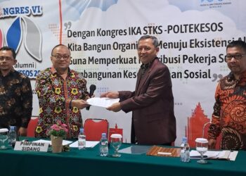 Adhy Karyono Terpilih Secara Aklamasi Pimpin DPP IKA STKS-POLTEKESOS Periode 2026-2030